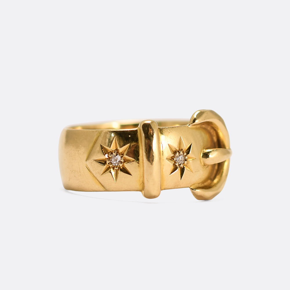 Antique Diamond Buckle Ring