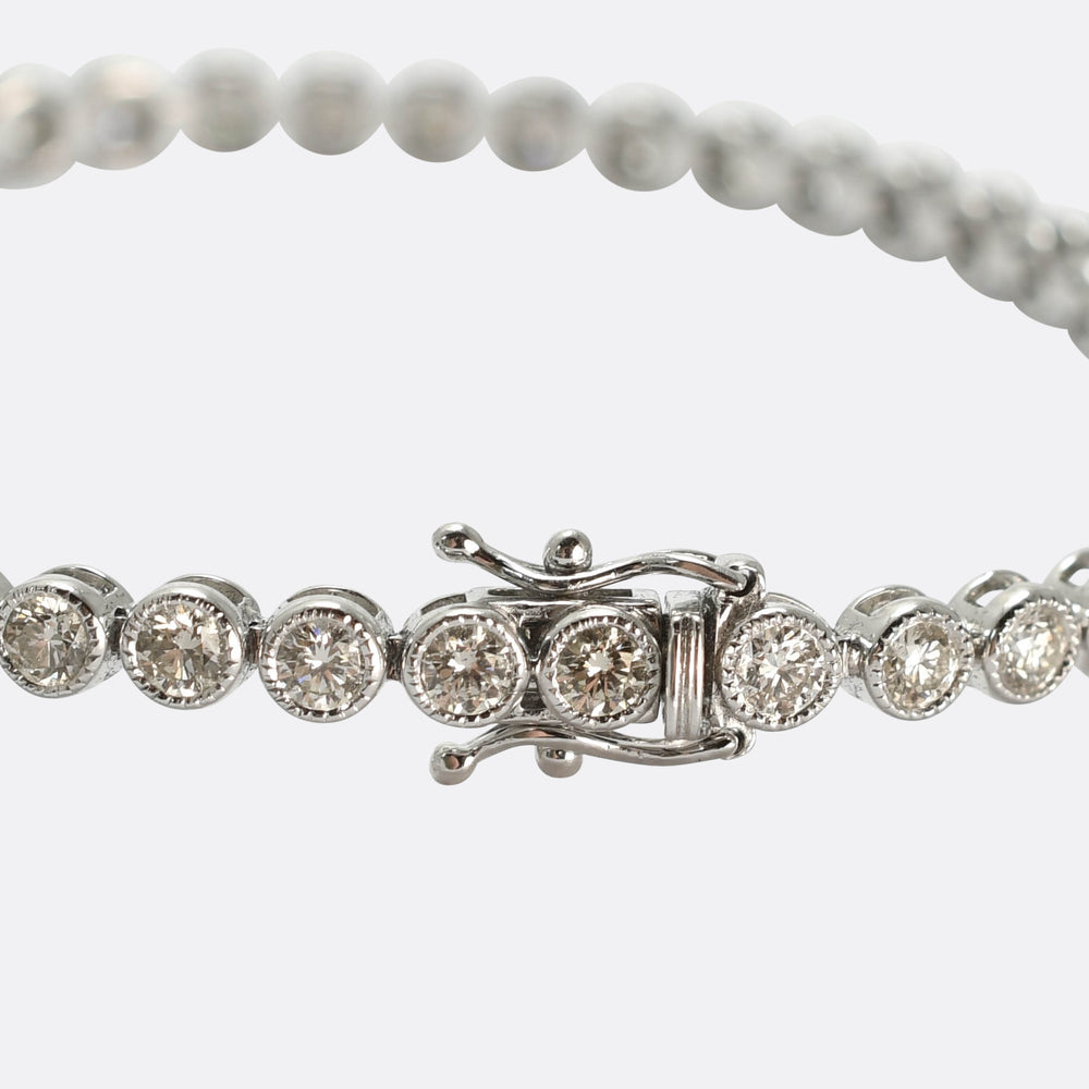 Art Deco 3.5ct Diamond Line Bracelet