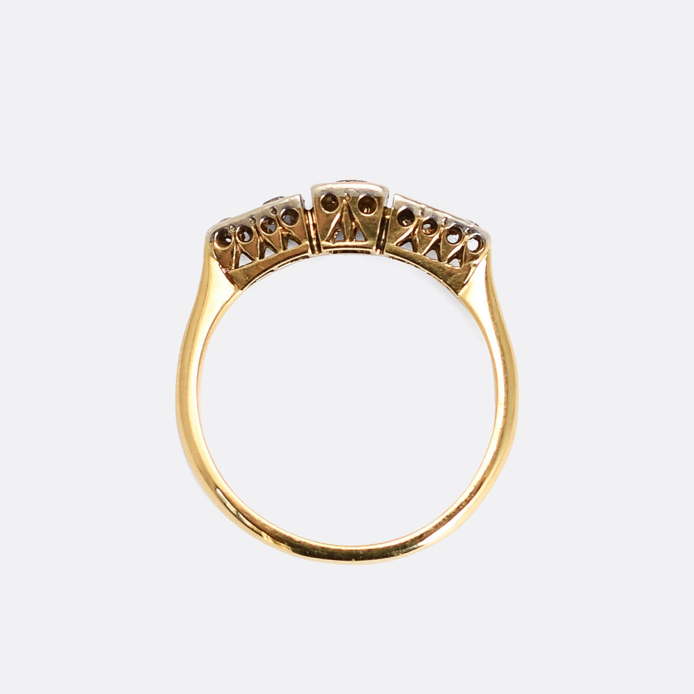 Art Deco 5-Stone Diamond Ring