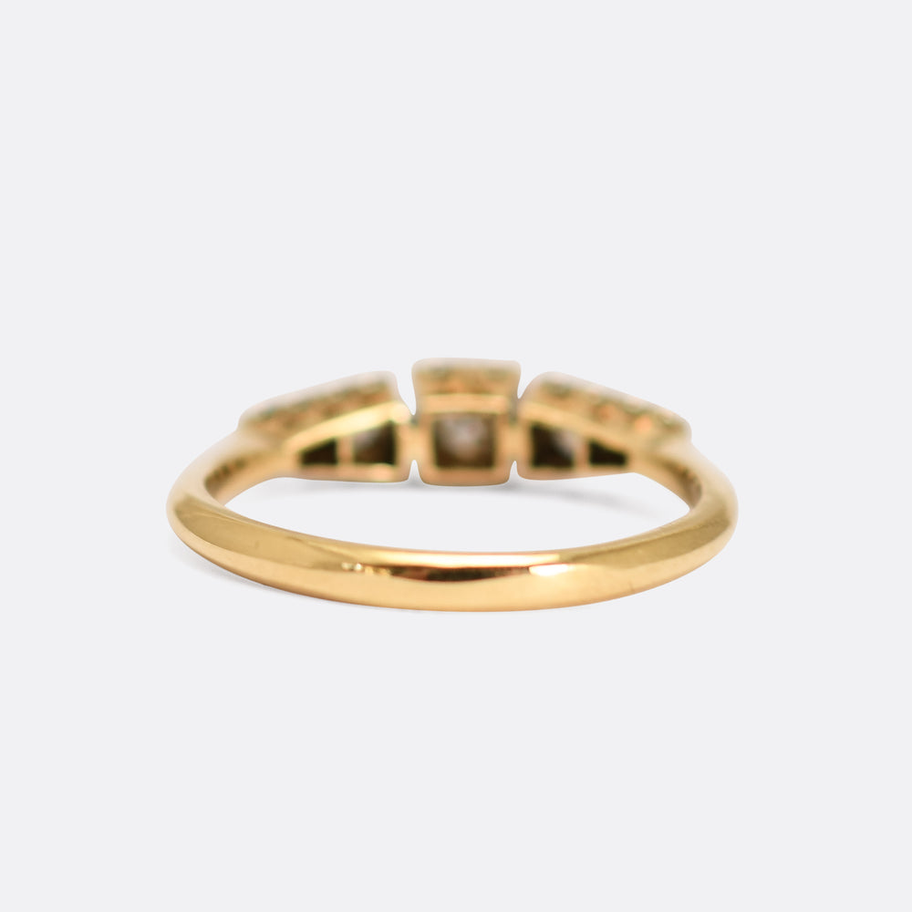 Art Deco 5-Stone Diamond Ring