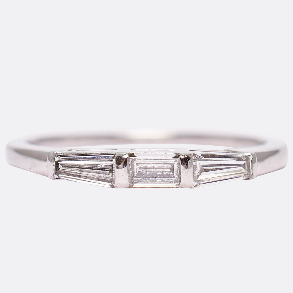 Art Deco Baguette Cut Diamond Ring
