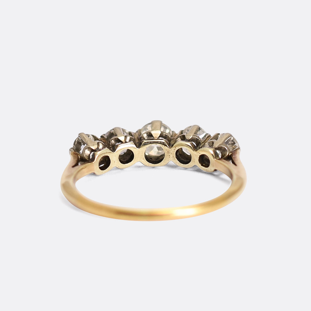 Art Deco Diamond 5-Stone Ring