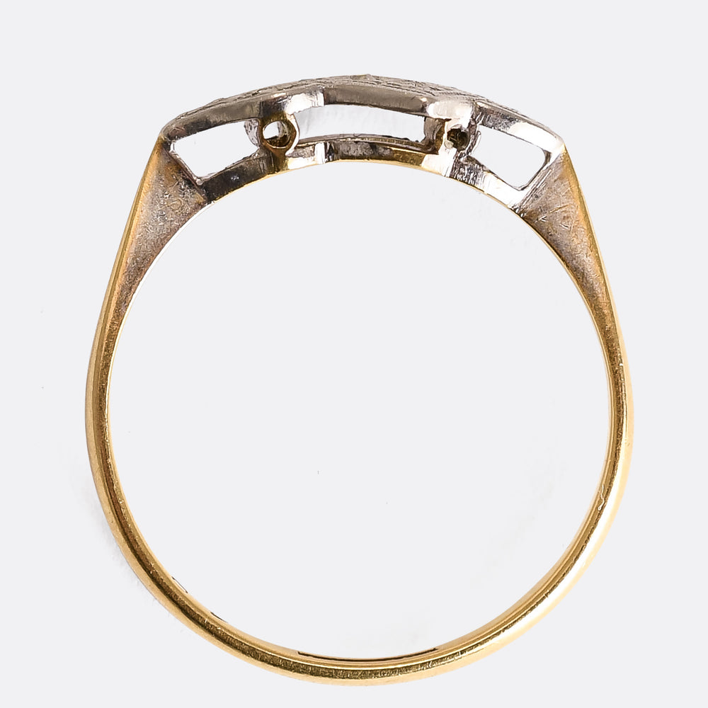 Art Deco Diamond Cluster Ring