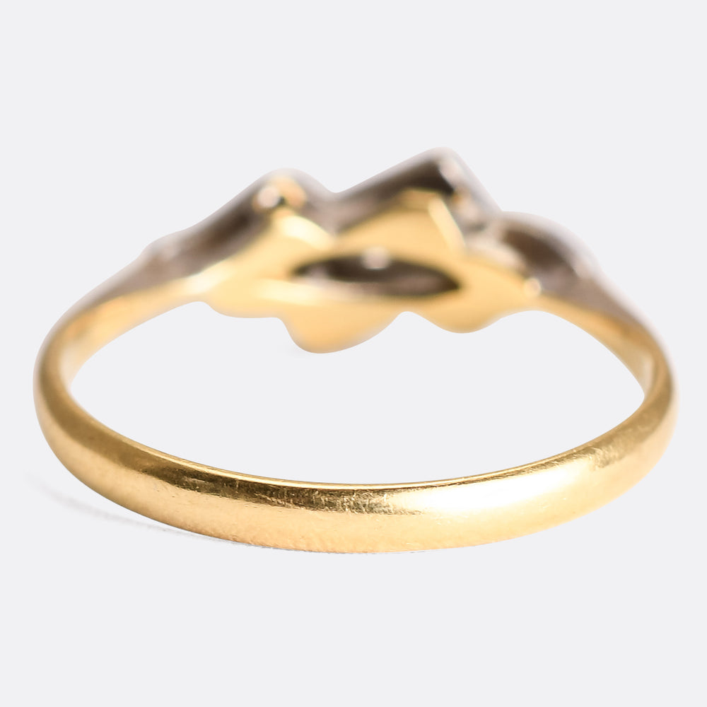 Art Deco Diamond Cluster Ring