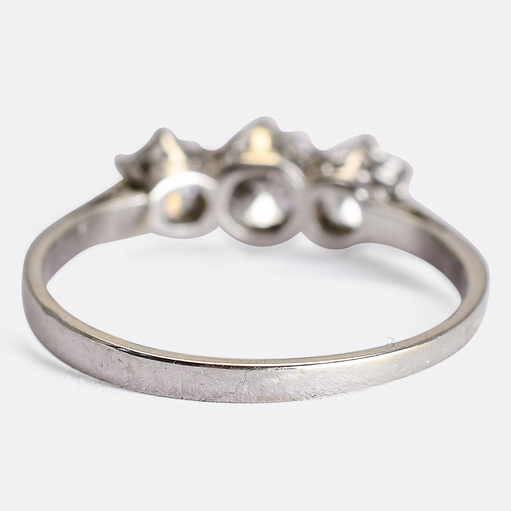 Art Deco Diamond Trilogy Ring