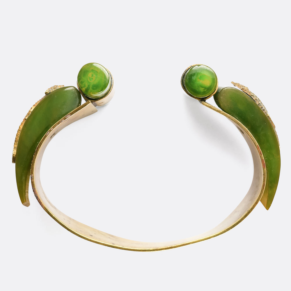 Art Deco Jean Painlevé Bakelite Seahorse Bangle