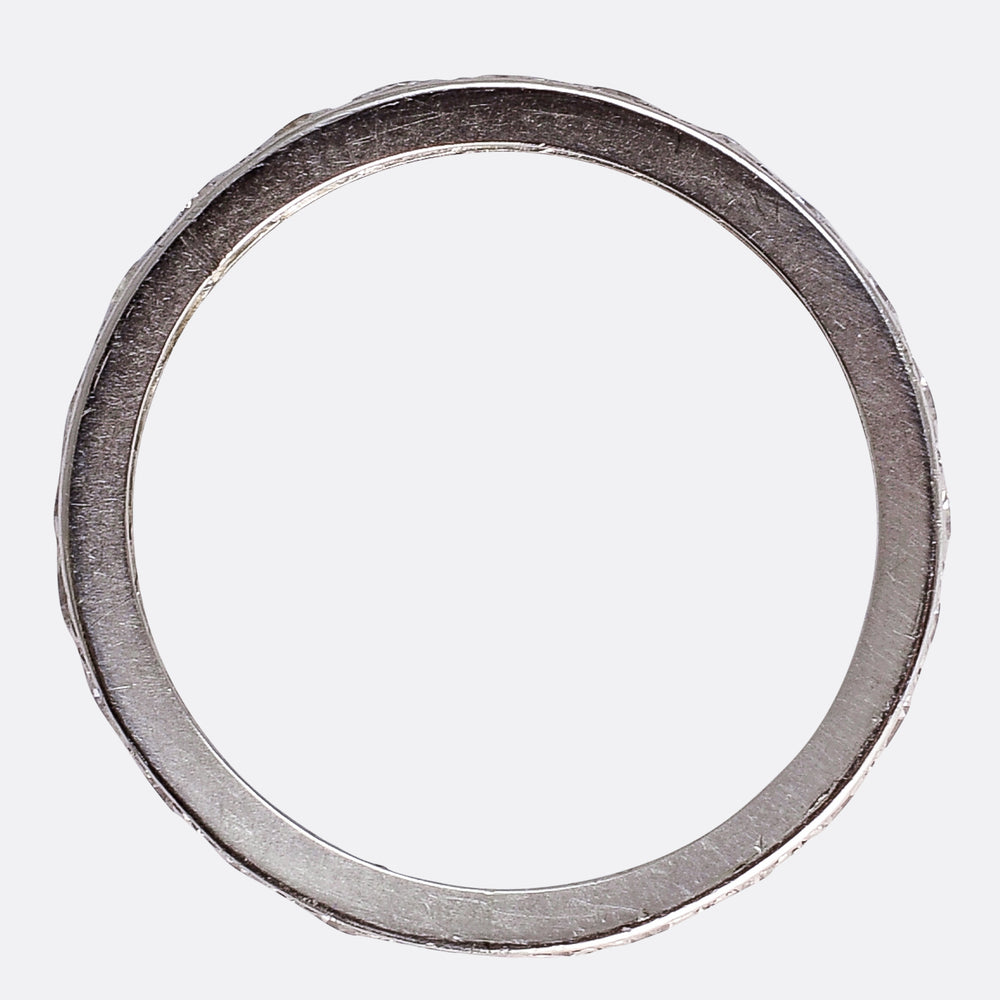 Art Deco Platinum Diamond Eternity Ring