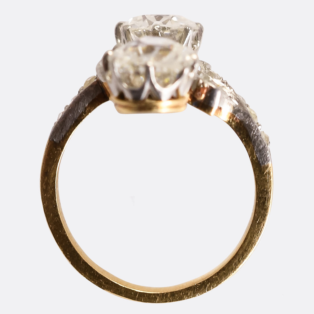 Belle Époque Diamond Toi et Moi Ring