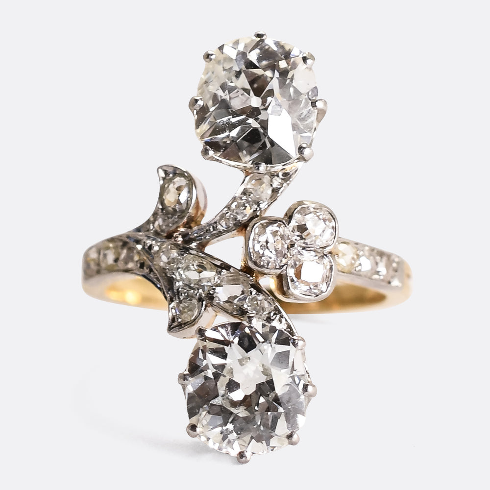 Belle Époque Diamond Toi et Moi Ring
