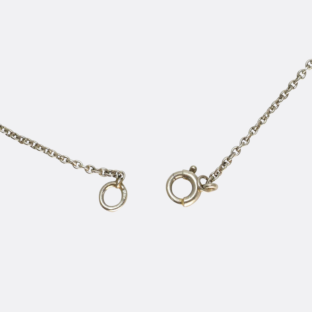 Edwardian Diamond Drop Necklace