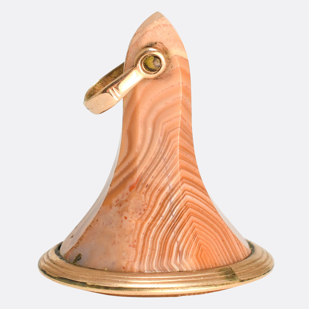 Georgian Agate A.L Monogram Intaglio Fob