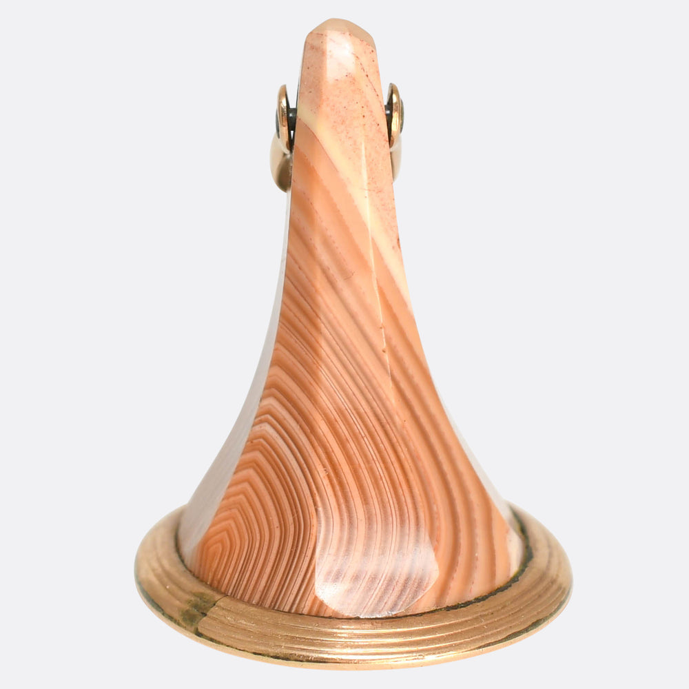 Georgian Agate A.L Monogram Intaglio Fob