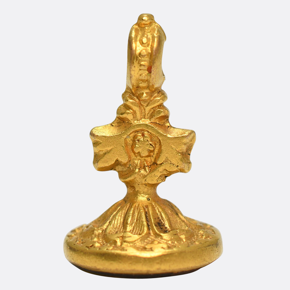 Georgian All's Well, Good Night Intaglio Seal Fob