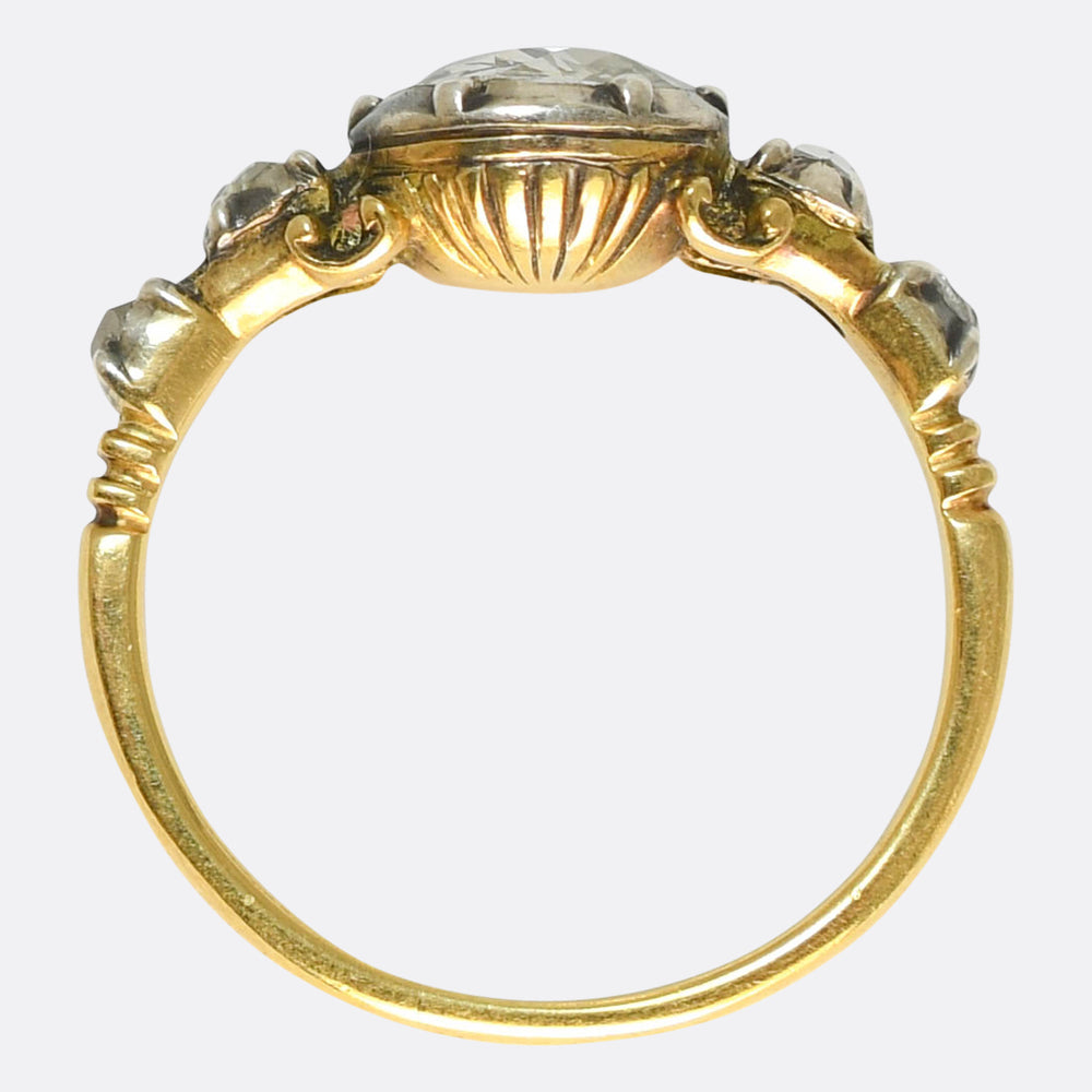 Georgian Diamond 5-Stone Ring
