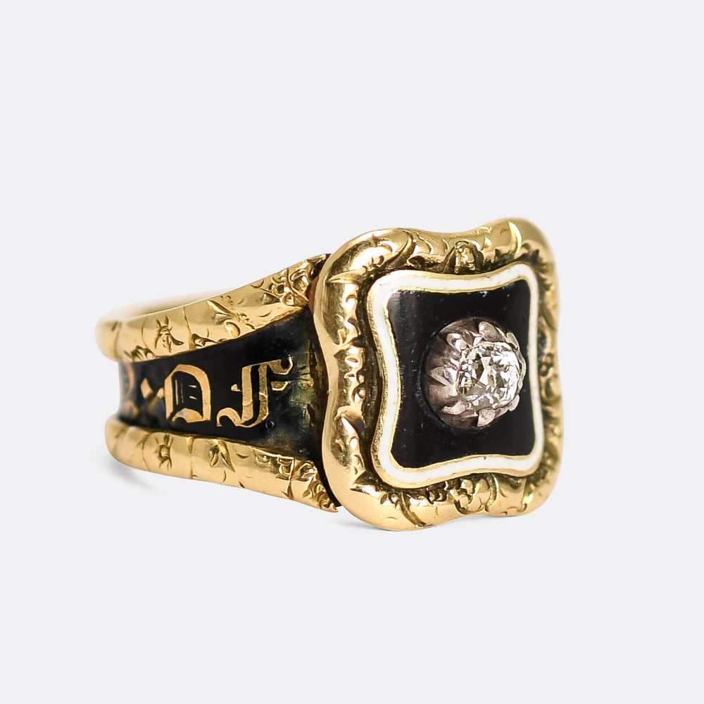 Georgian Diamond Memorial Ring