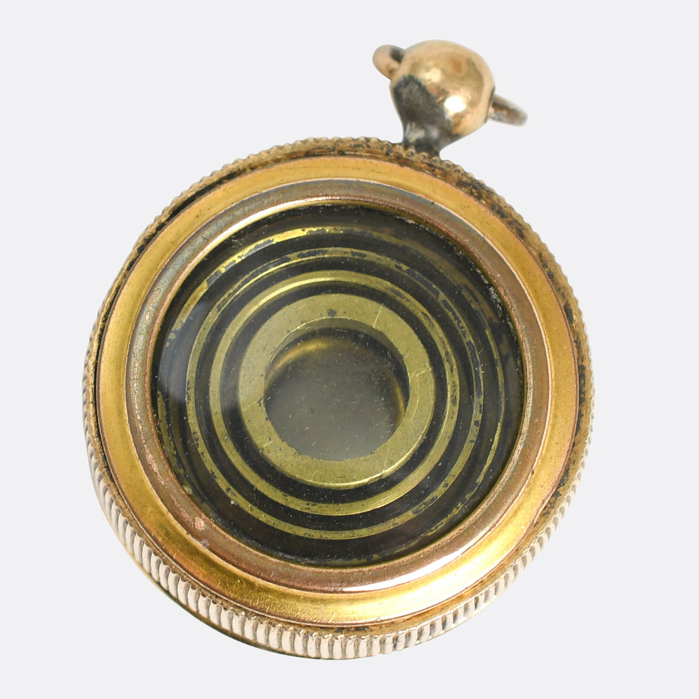 Georgian Floral Silver Magnifying Loupe