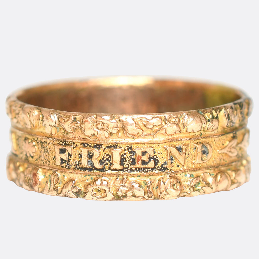 Georgian For A Friend Heart Ring