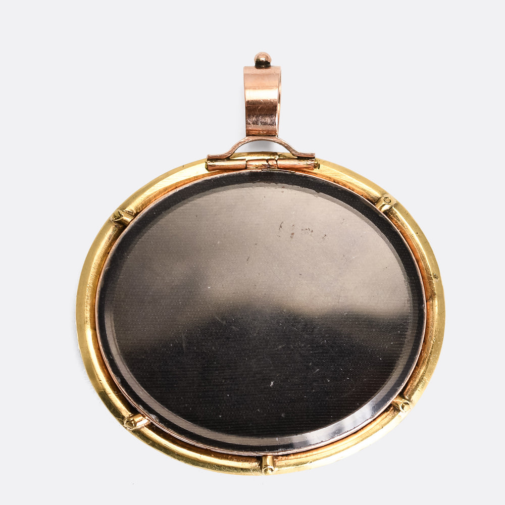 Georgian Hairwork Memorial Locket