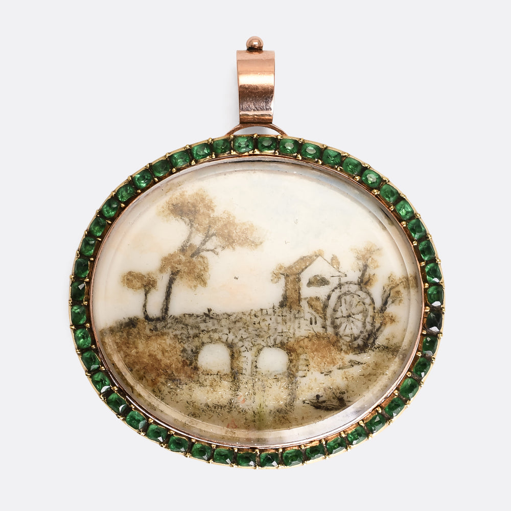 Georgian Hairwork Memorial Locket