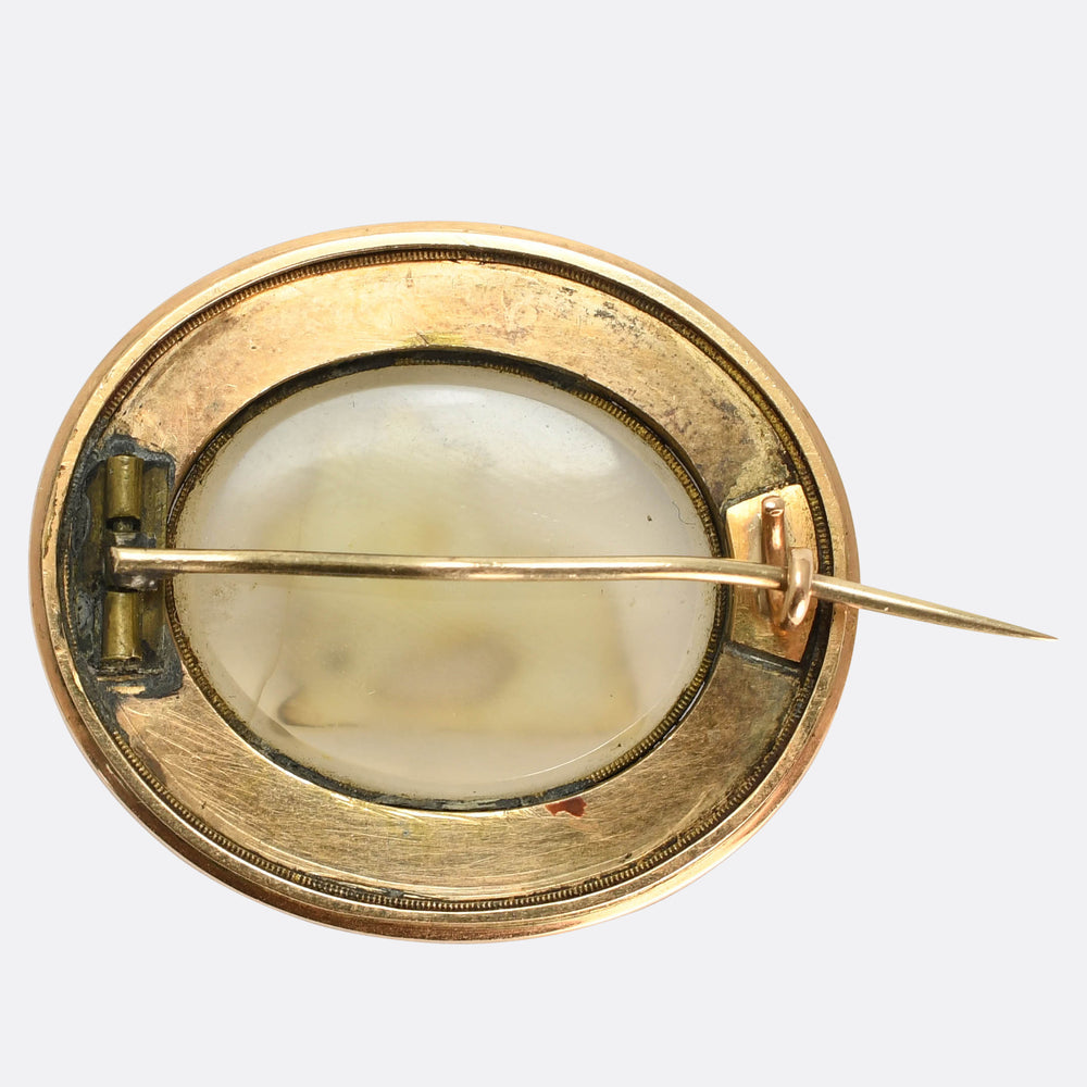 Georgian Love Conquers All Cameo Brooch