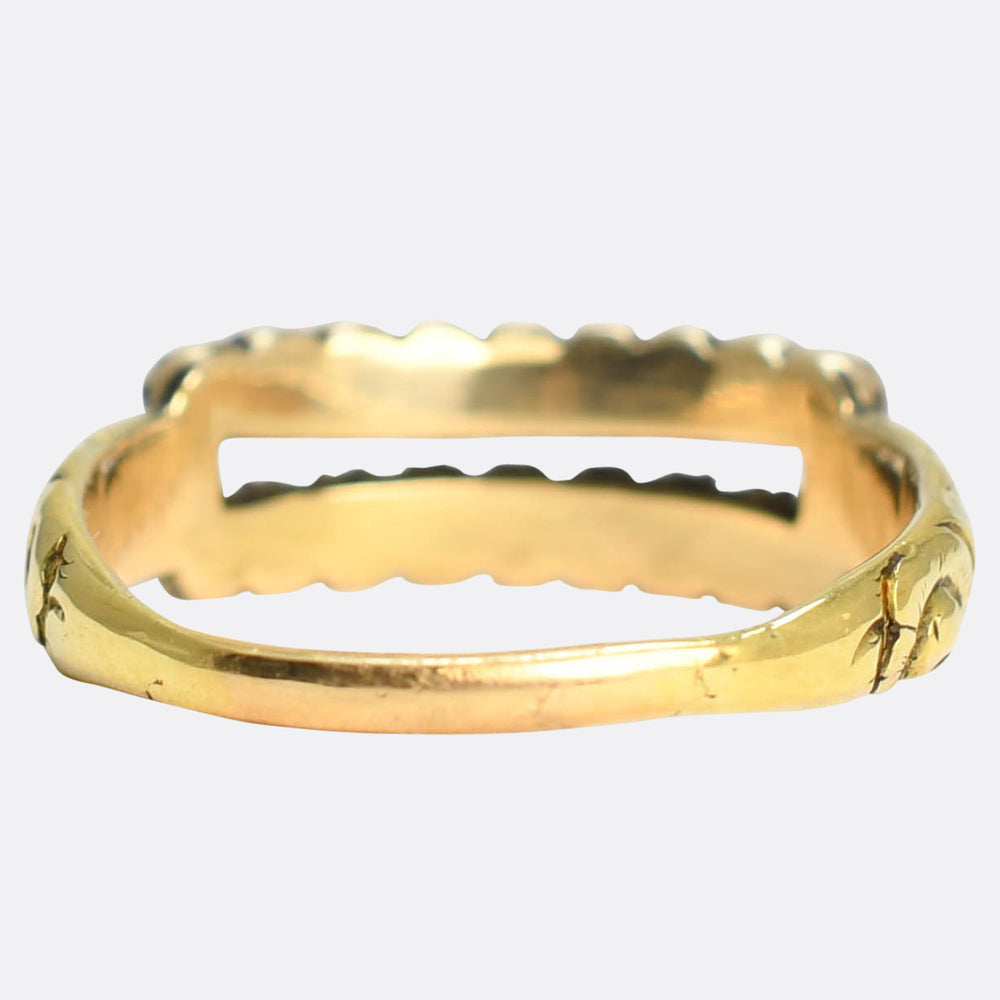 Georgian Paste Double Row Ring