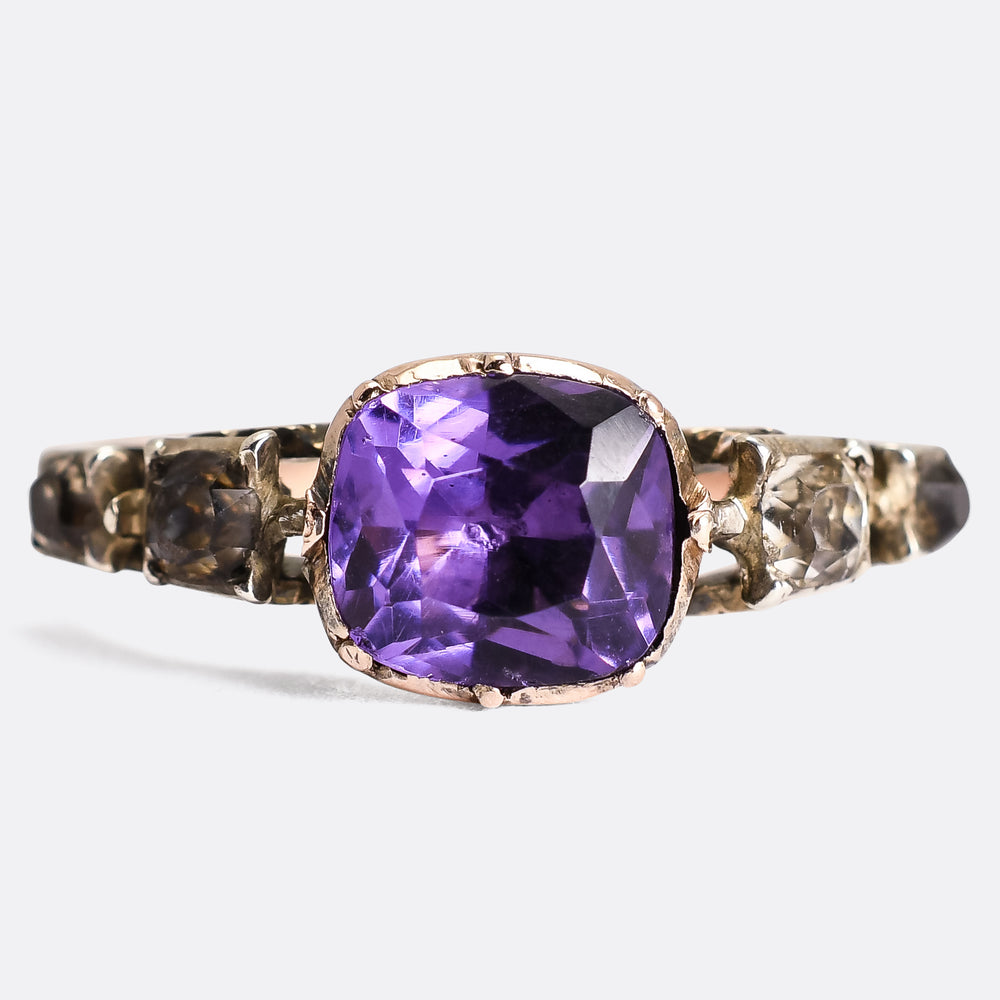 Georgian Paste Gemstone Solitaire Ring