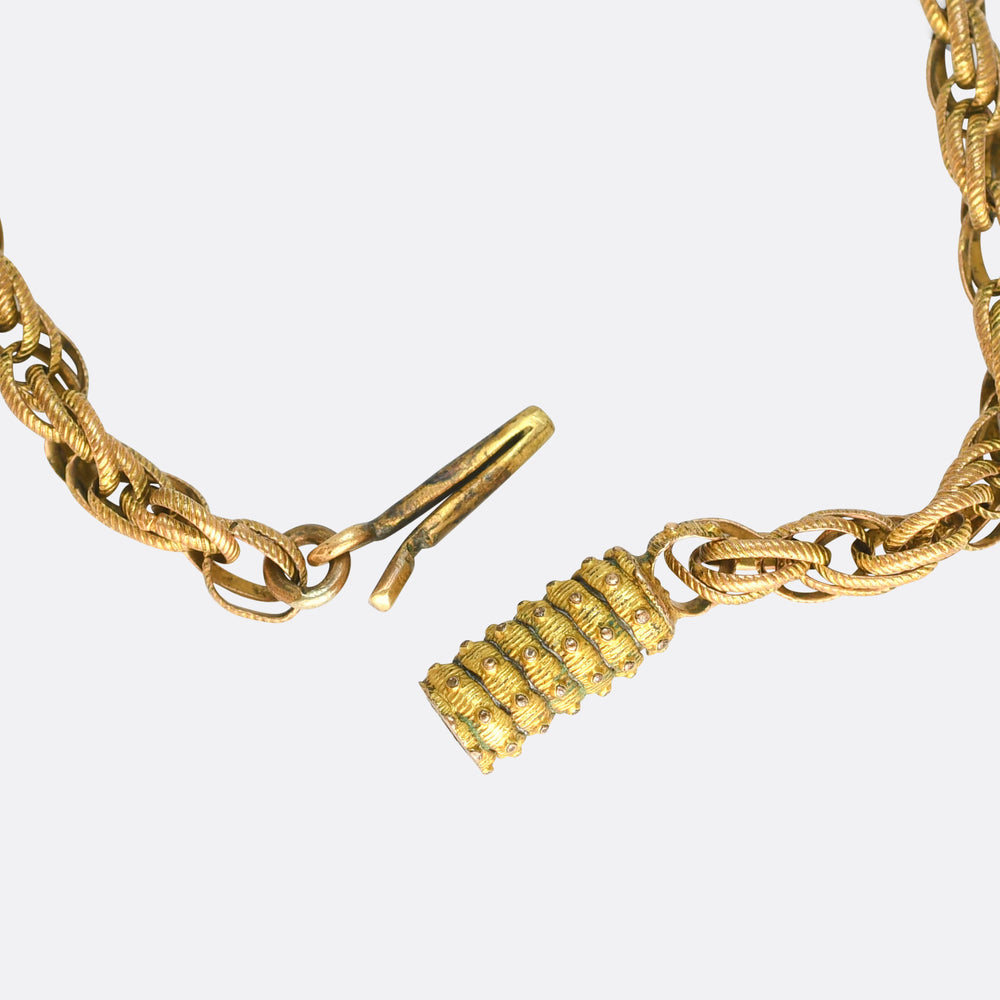 Georgian Pinchbeck Guard Chain 41