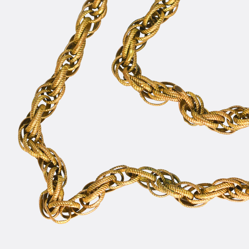 Georgian Pinchbeck Guard Chain 41