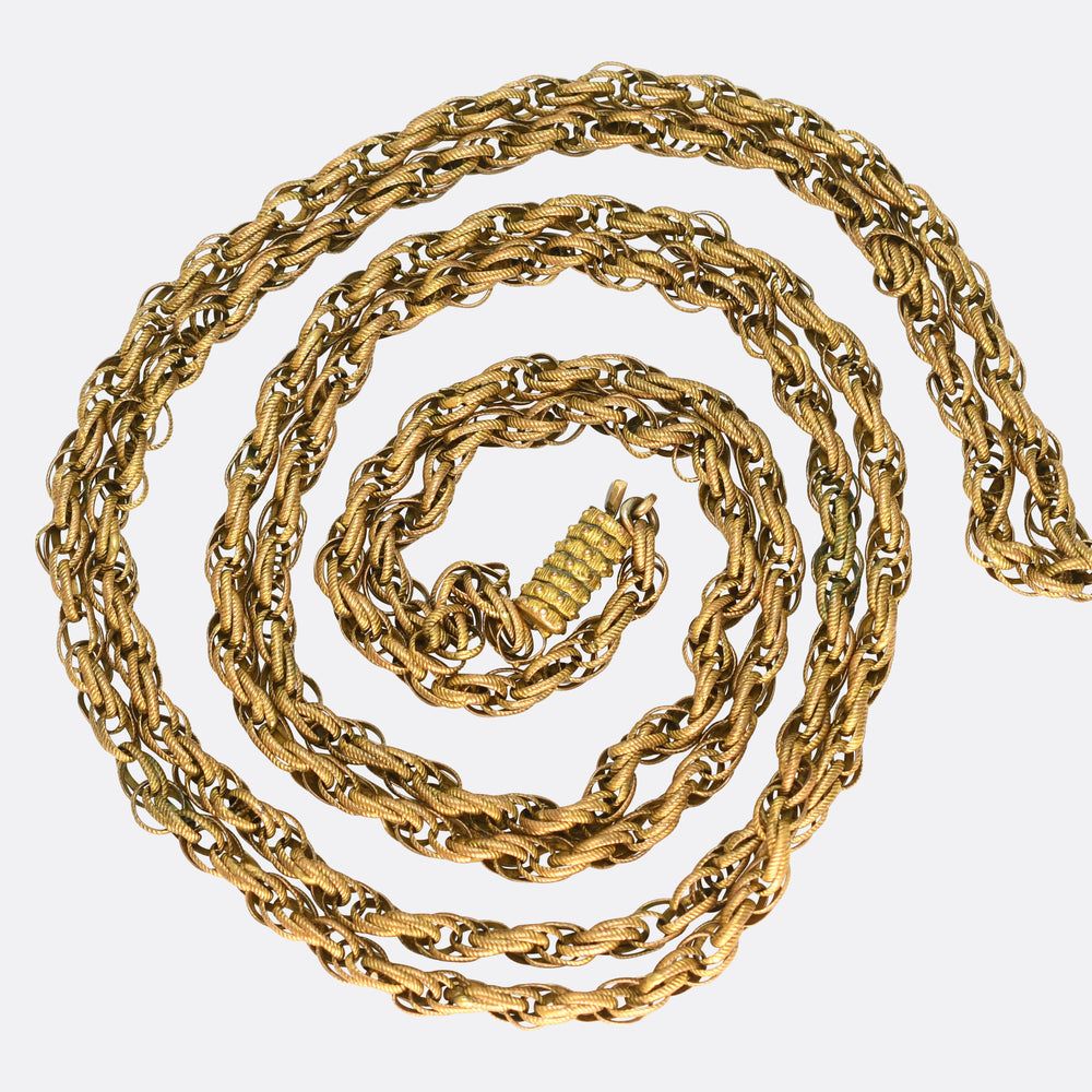 Georgian Pinchbeck Guard Chain 41
