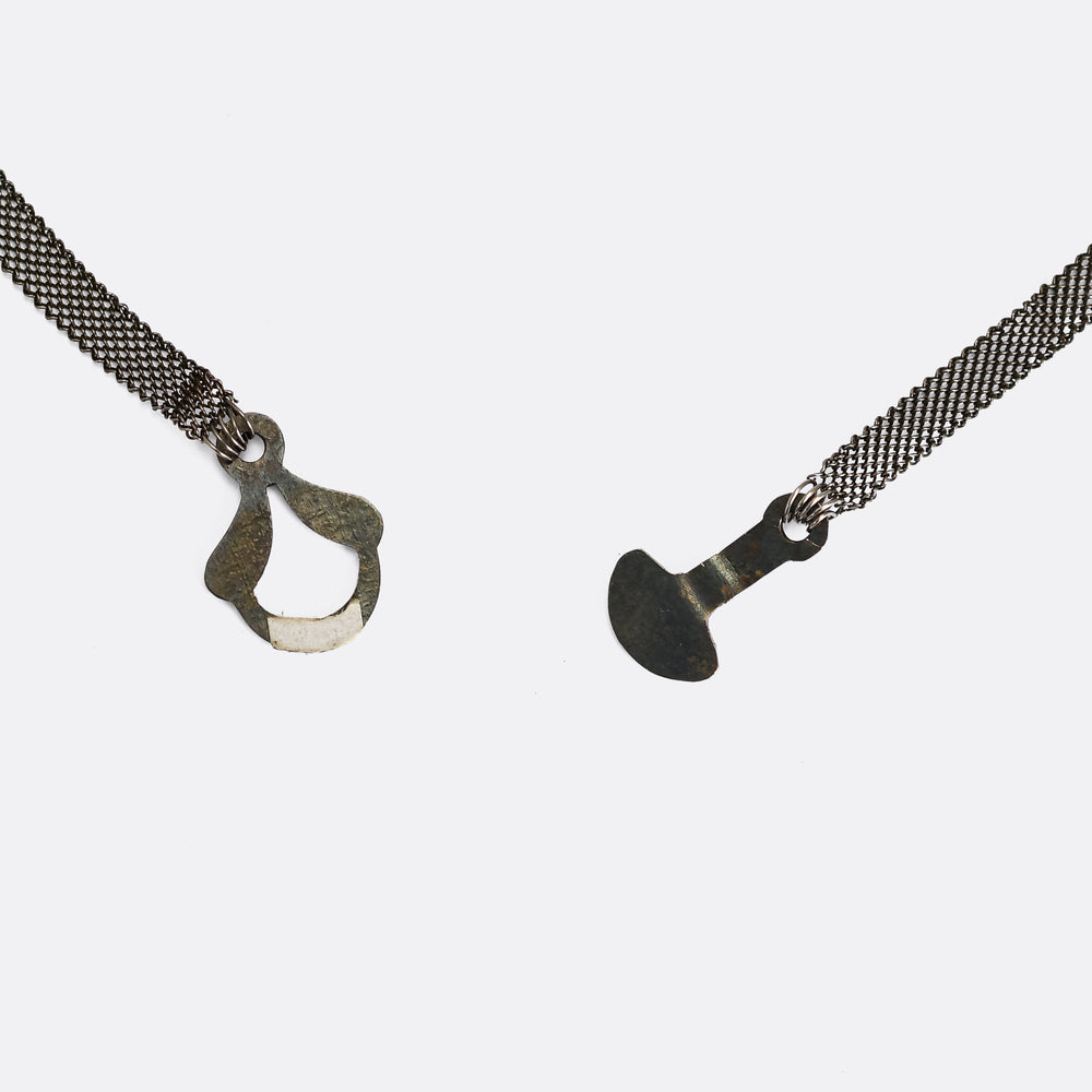 Georgian Silesian Wirework Cross & Chain