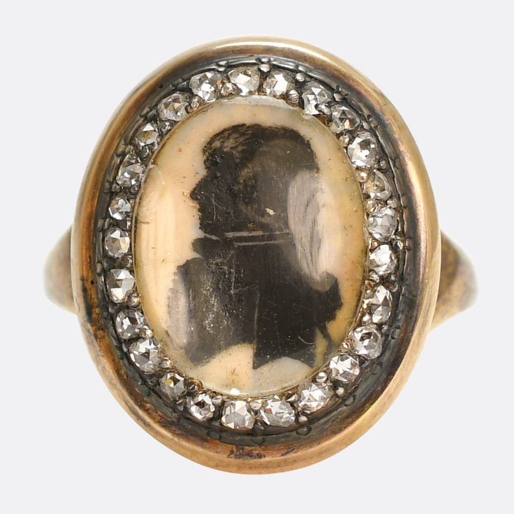 Georgian Silhouette Rose Cut Diamond Ring