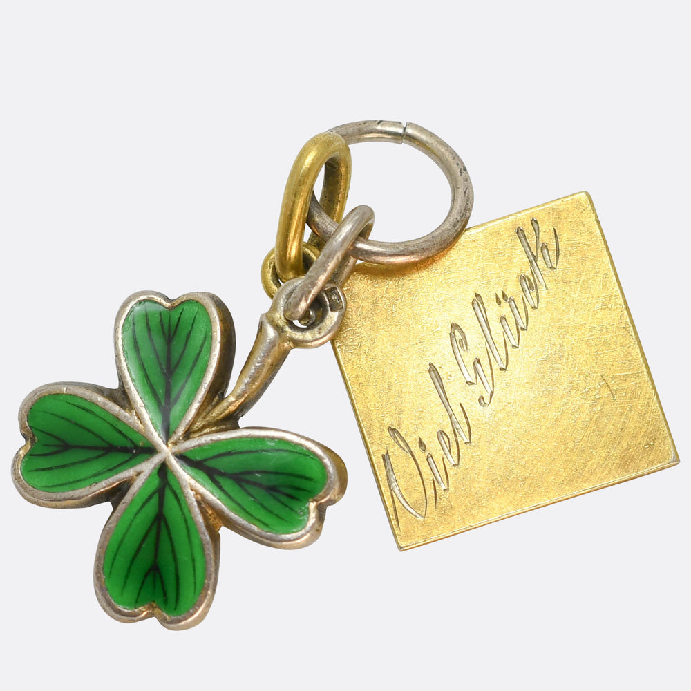 Late Victorian Enamel Lucky Charms