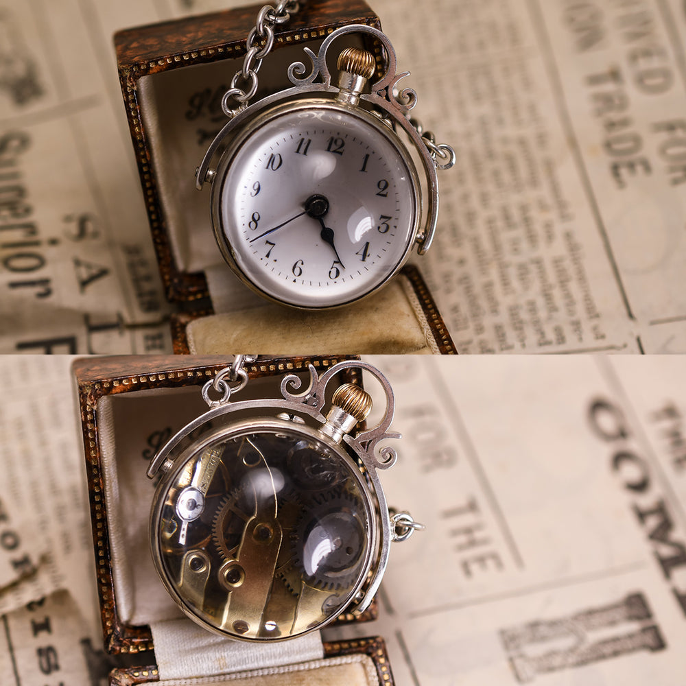 Victorian Pool Of Light Clock Pendant
