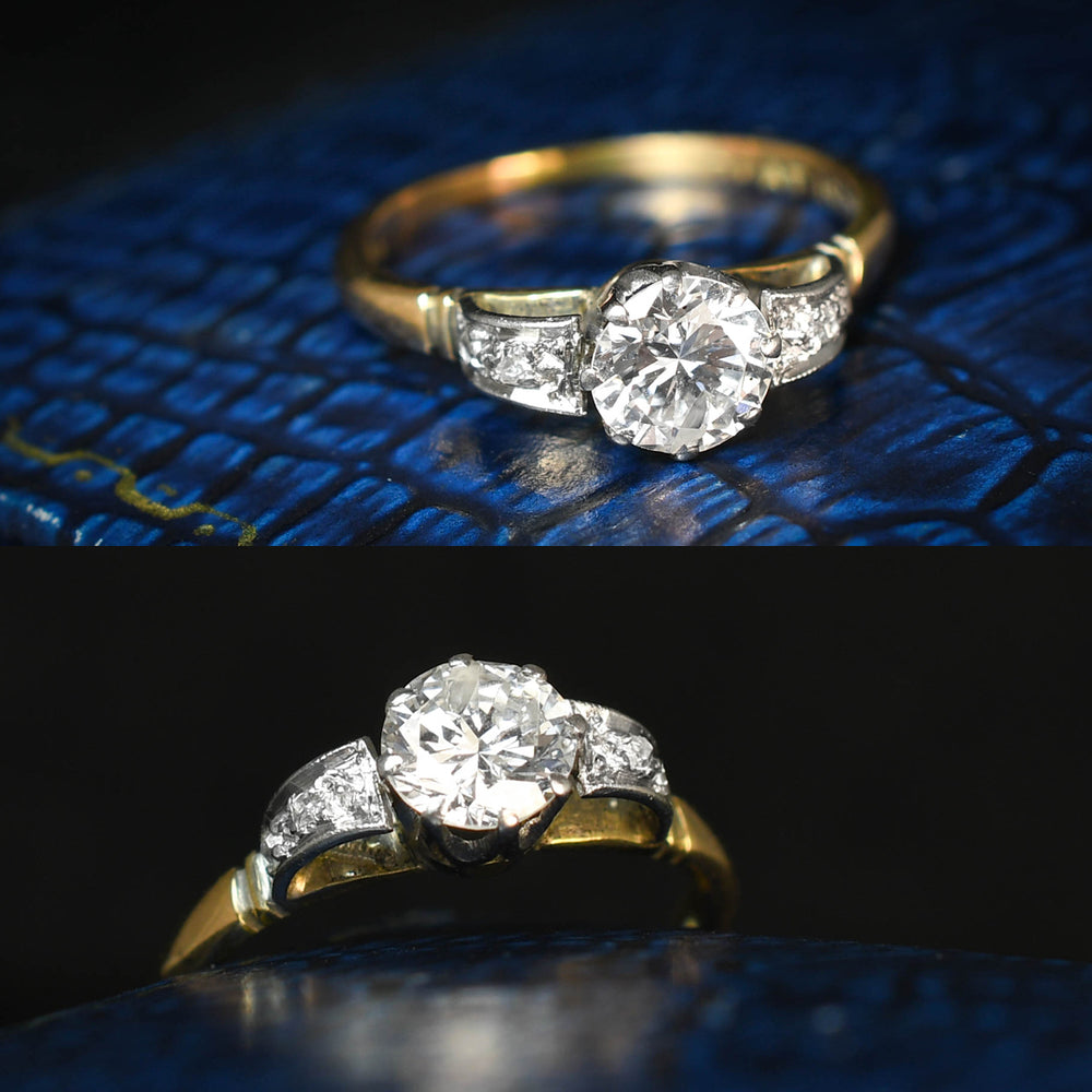 0.76ct Diamond Solitaire Engagement Ring