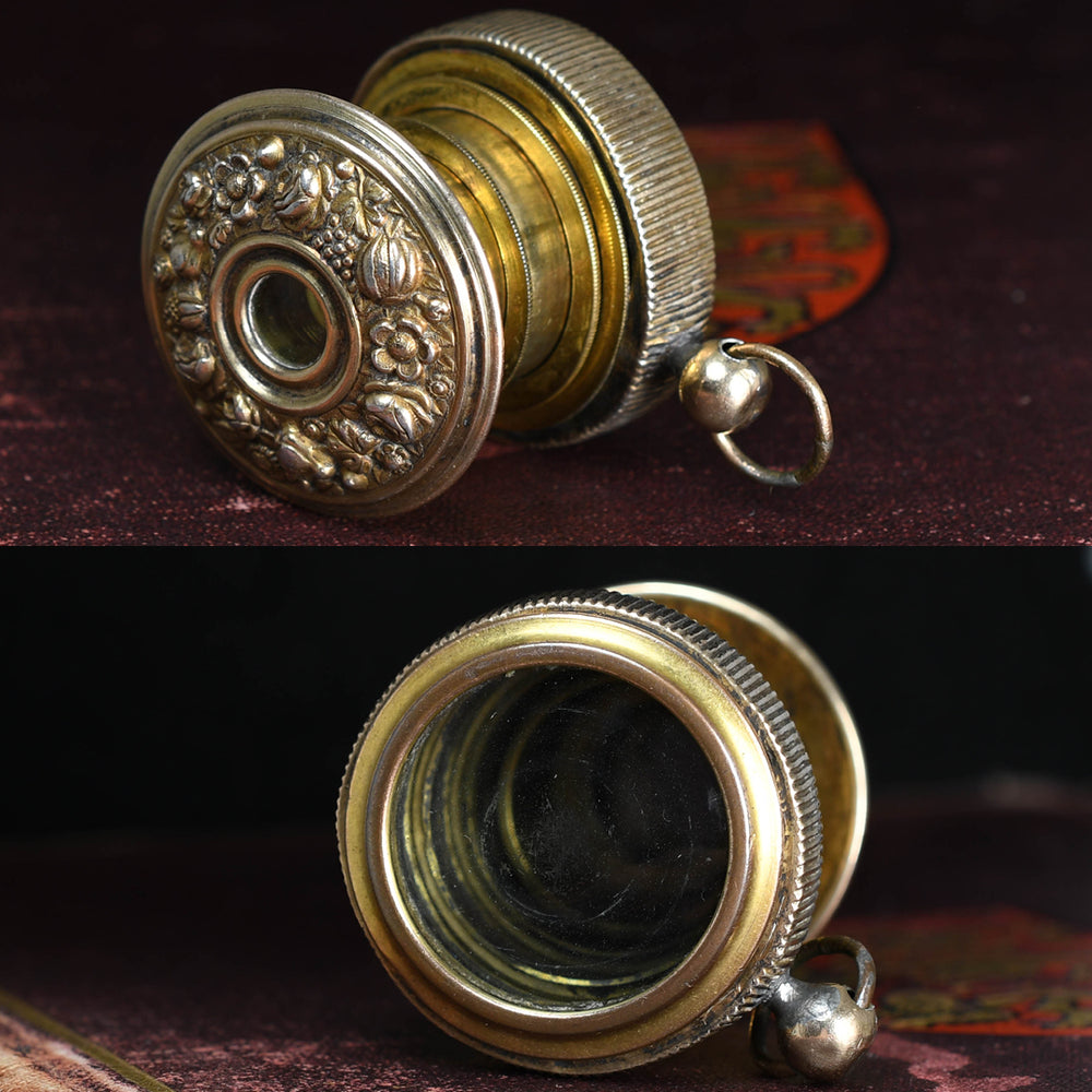 Georgian Floral Silver Magnifying Loupe