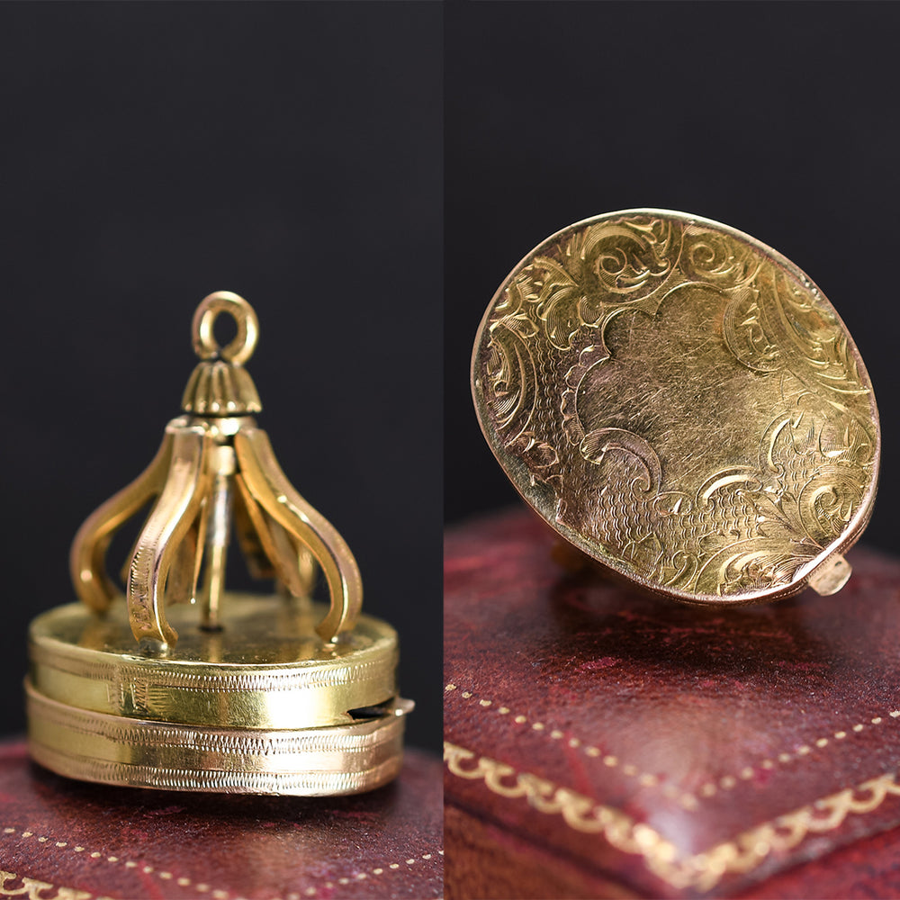Mid-Victorian Musical Fob Pendant