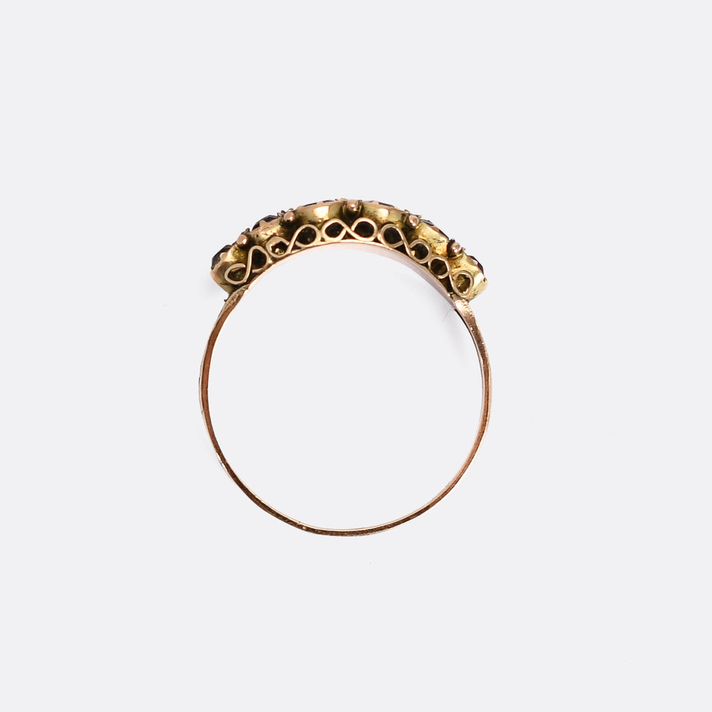 Victorian Acrostic 'Regard' Ring