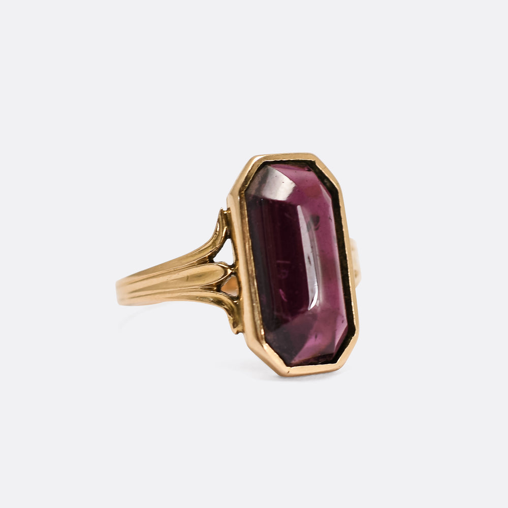 Victorian Almandine Garnet Ring