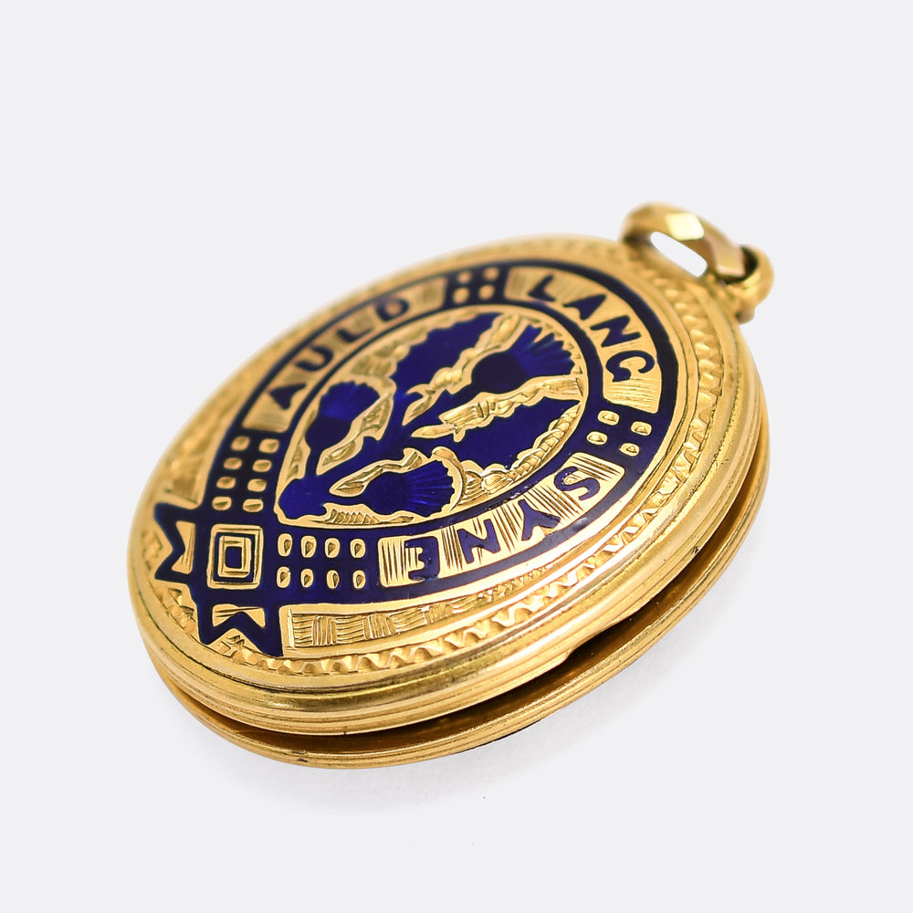 Victorian Auld Lang Syne Locket