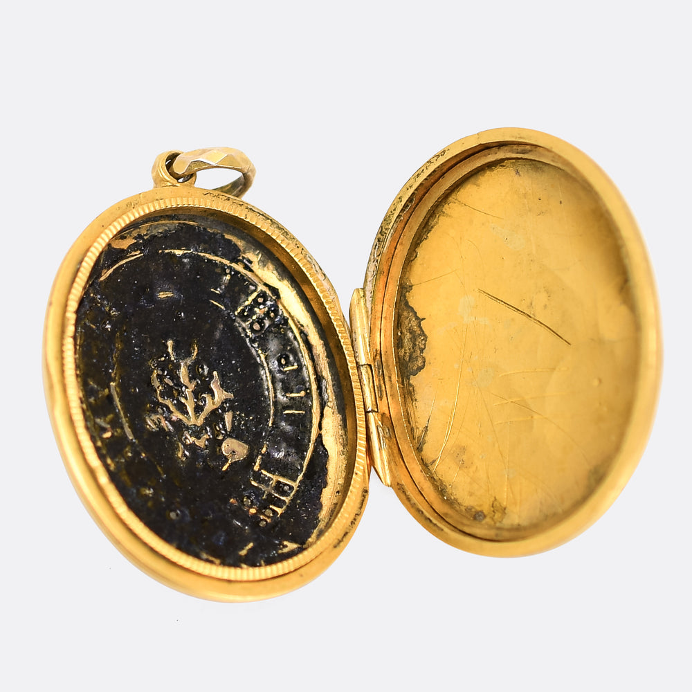 Victorian Auld Lang Syne Locket