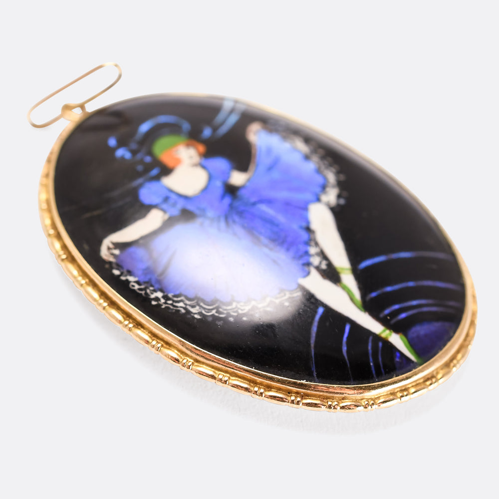 Victorian Butterfly Wing Ballerina Pendant