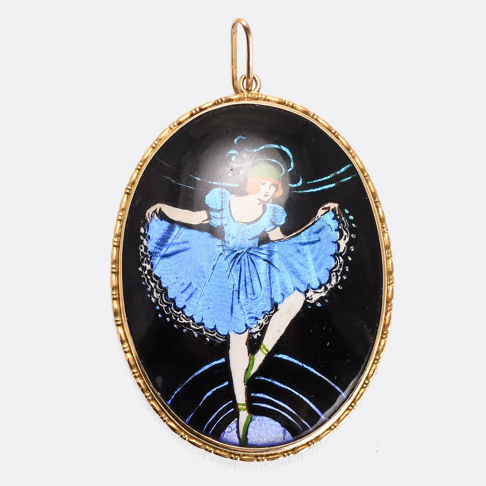Victorian Butterfly Wing Ballerina Pendant