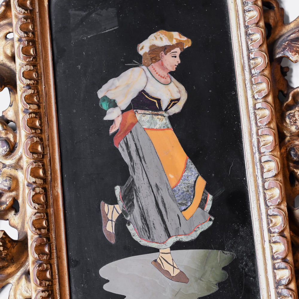 Victorian Framed Pietra Dura 