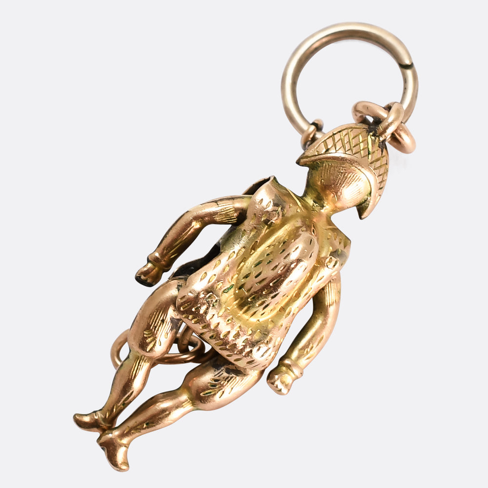 Victorian Gold Articulated Napoleon Charm