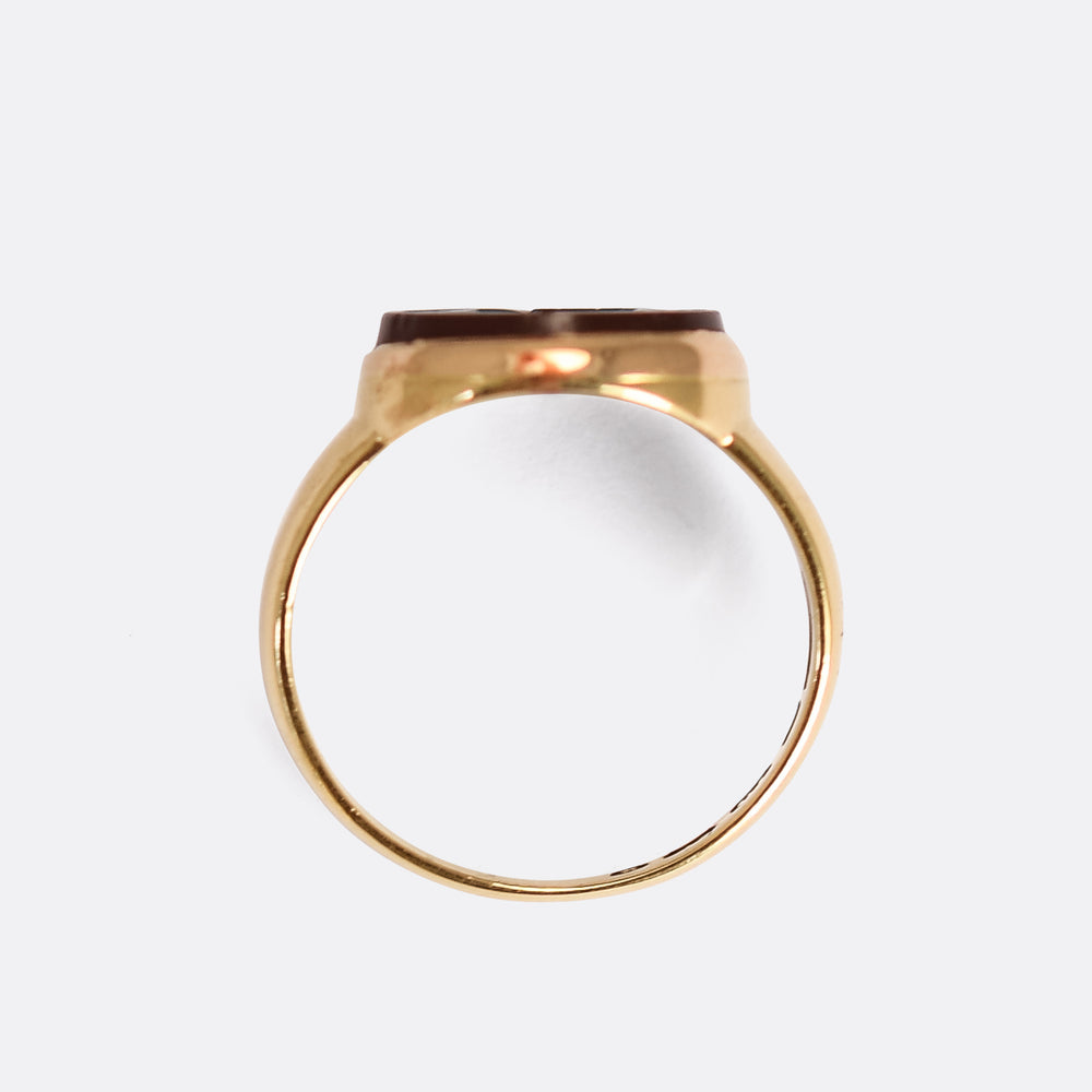 Victorian Intaglio Seal Signet Ring