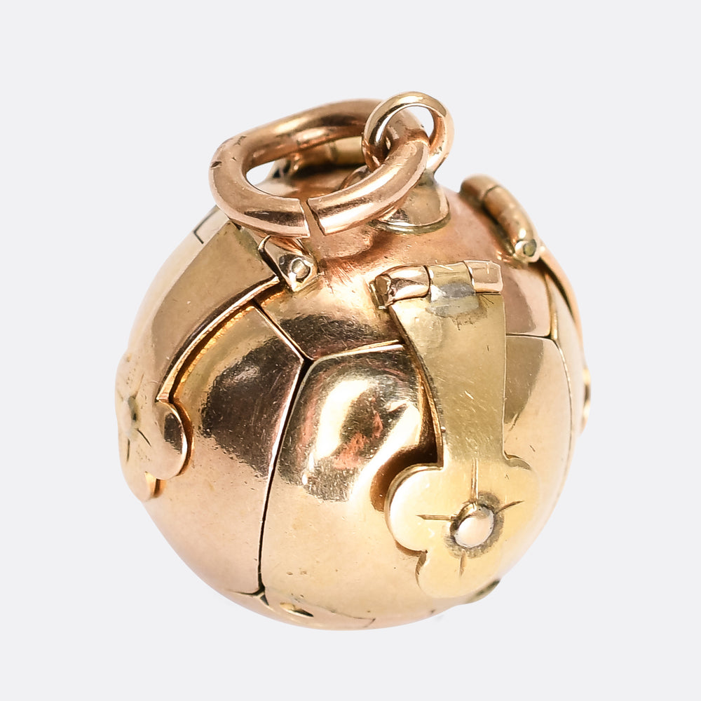 Victorian Masonic Orb Pendant