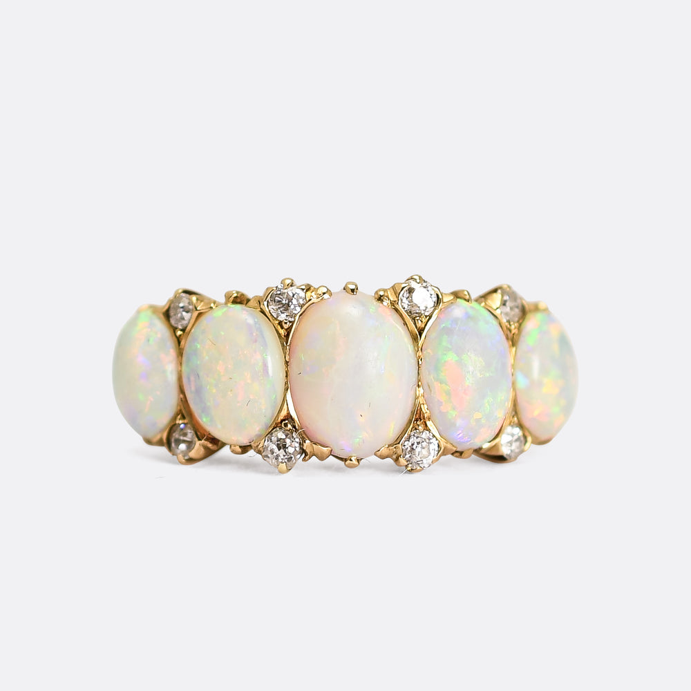 Victorian Opal 5-Stone Ring