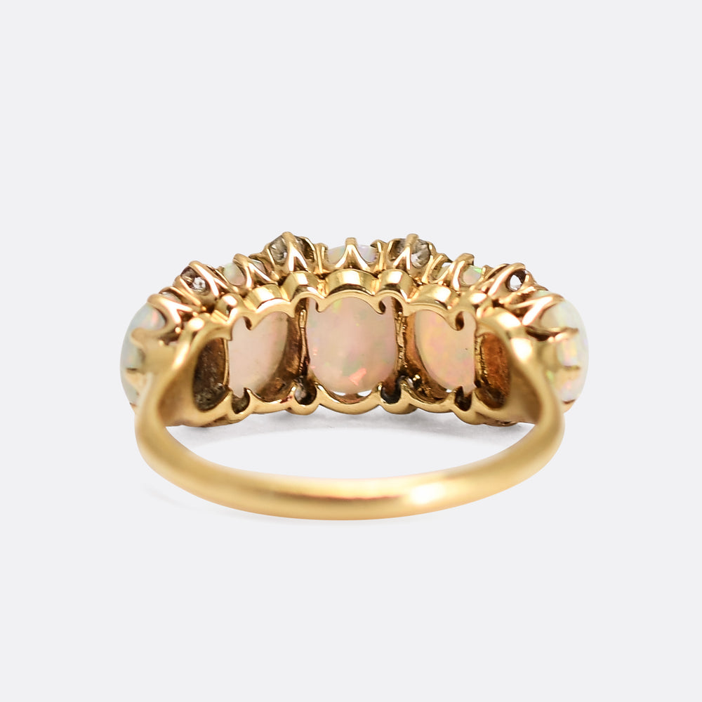 Victorian Opal 5-Stone Ring