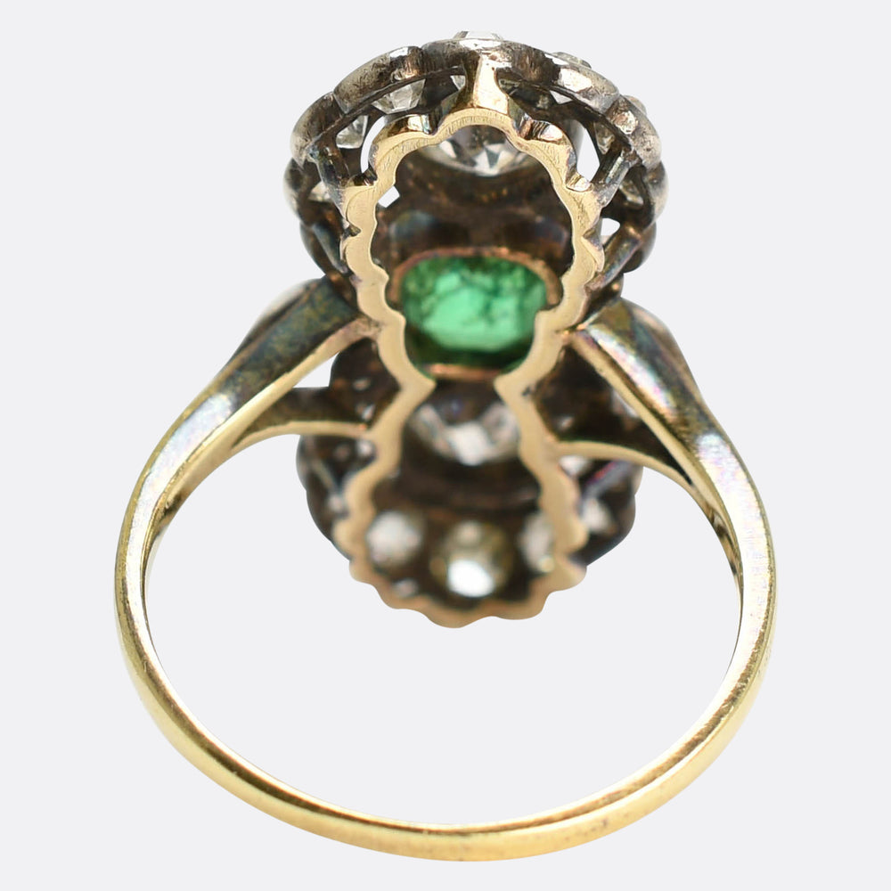 Victorian Opal & Diamond Ring with Heart Box