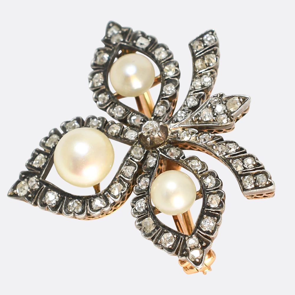 Victorian Pearl & Diamond